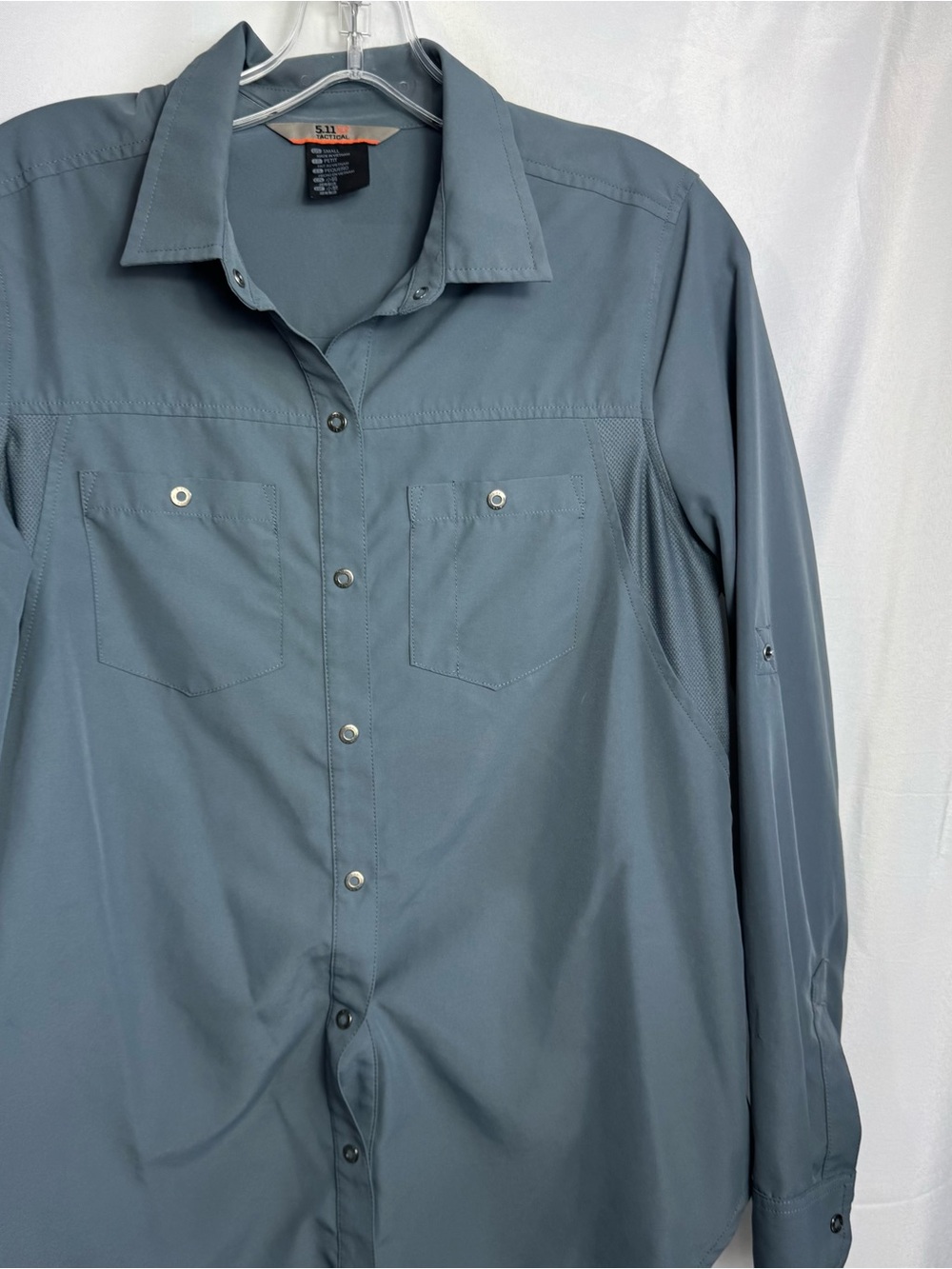 5.11 Womens Marksman S Shirt Turbulence Blue XL UPF50+ EUC Packable